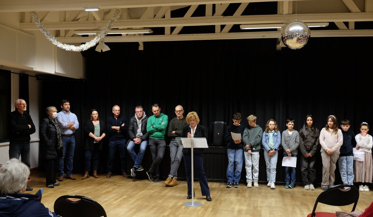 V�ux de Monique N�dellec vendredi 23 janvier 2026.�Photo pyb29