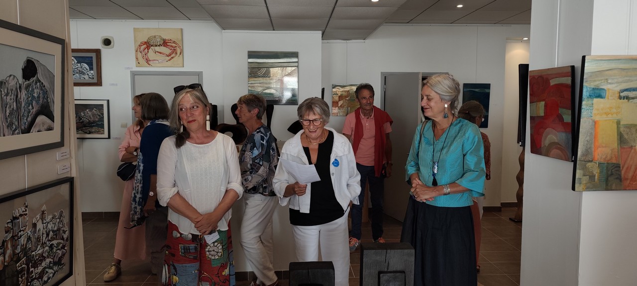 Vernissage Ronde des Arts jeudi 24 juillet 2025. Photo pyb29